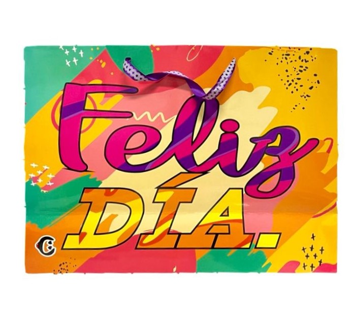 Bolsa regalo cariñito maxi horizontal color