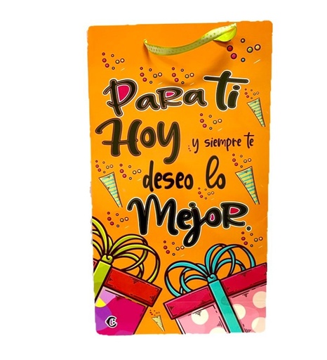 [142006] Bolsa regalo cariñito maxi vertical color