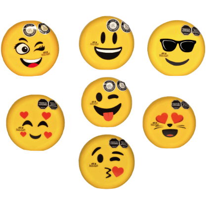 [E04] Chocolate adro estuche emoji