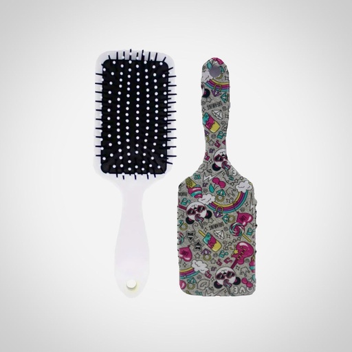 [WP552] Cepillo peinar salon estampado  